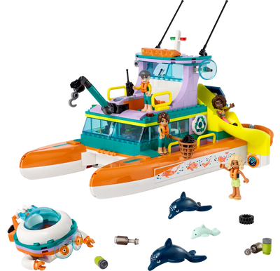 LEGO 41734 FRIENDS - SEA RESCUE BOAT - Toyworld Frankston