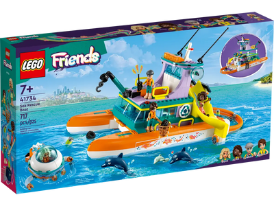 LEGO 41734 FRIENDS - SEA RESCUE BOAT - Toyworld Frankston