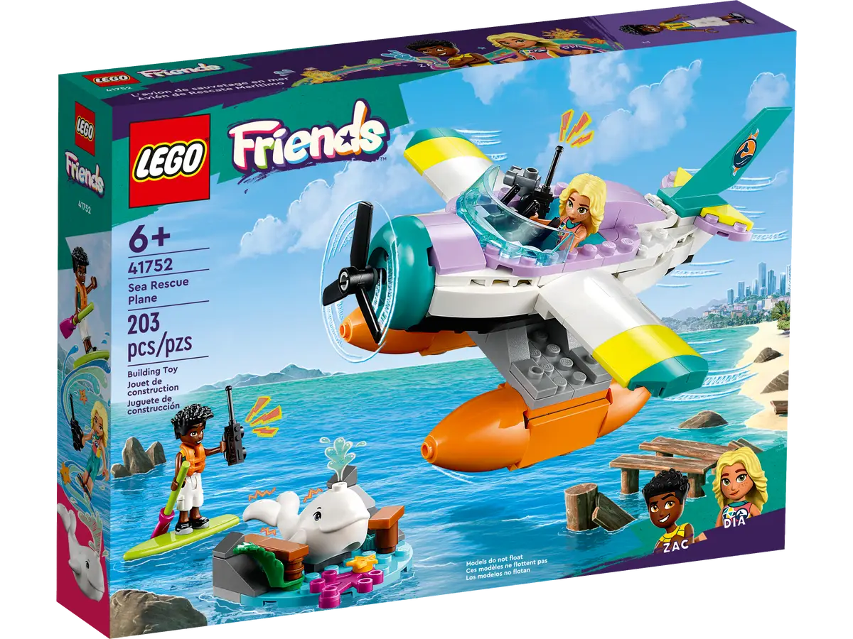 LEGO 41752 FRIENDS - SEA RESCUE PLANE - Toyworld Frankston