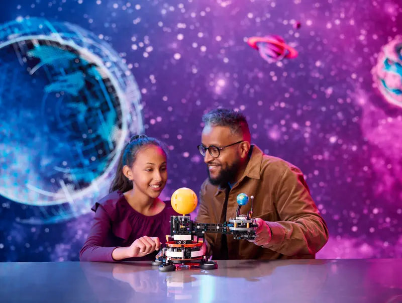 LEGO 42179 TECHNIC SPACE - PLANET EARTH AND MOON IN ORBIT - Toyworld Frankston