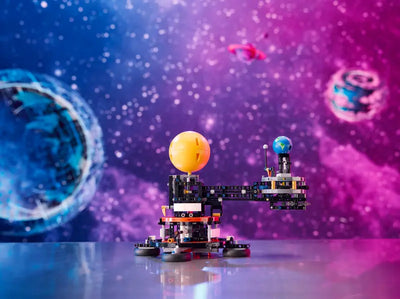 LEGO 42179 TECHNIC SPACE - PLANET EARTH AND MOON IN ORBIT - Toyworld Frankston
