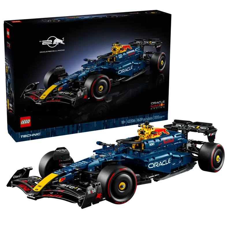 LEGO TECHNIC 42206 ORACLE RED BULL RACING RD20 F1 CAR