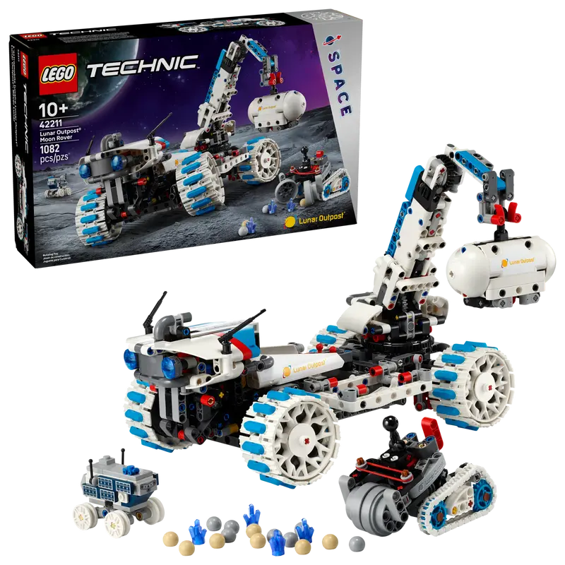LEGO TECHNIC 42211 LUNAR OUTPOST® MOON ROVER SPACE VEHICLE