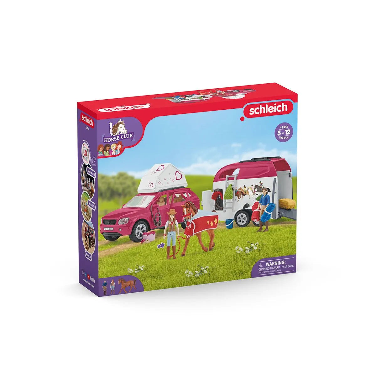 SCHLEICH - HORSE ADVENTURES WITH CAR AND TRAILER - Toyworld Frankston