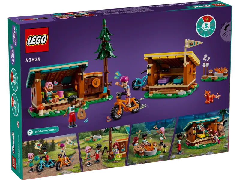LEGO 42624 - ADVENTURE CAMP COZY CABINS - Toyworld Frankston