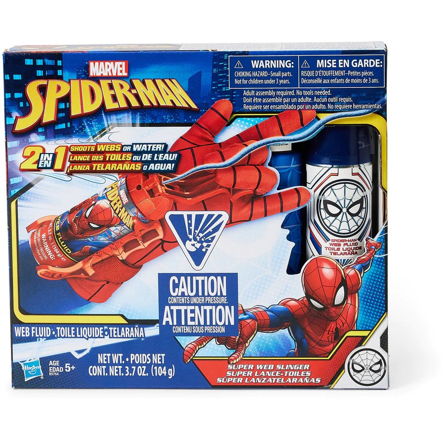 SPIDERMAN SUPER WEB SLINGER - Toyworld Frankston