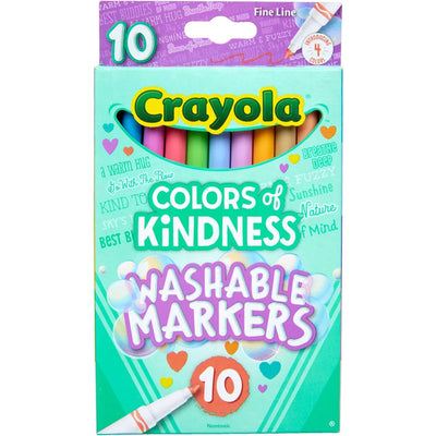 CRAYOLA COLORS OF KINDNESS WASHABLE MARKERS - Toyworld Frankston