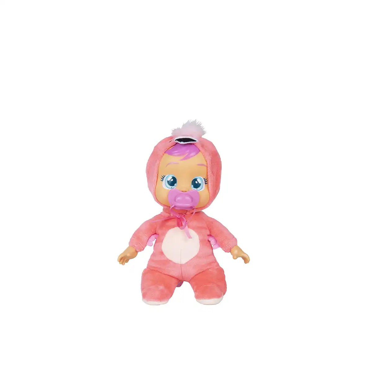 CRY BABIES - TINY CUDDLES CORE ASSORTMENT - FLAMINGO - Toyworld Frankston