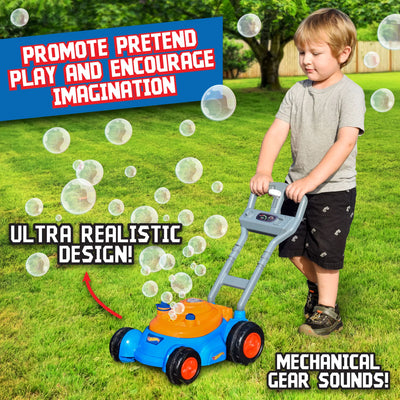 HOT WHEELS BUBBLE & GO MOWER & BUBBLE SOLUTION 118 ML - Toyworld Frankston