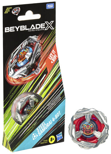 BEYBLADE X BOOSTER SINGLE TOP - STEEL SAMURAI 480T - Toyworld Frankston