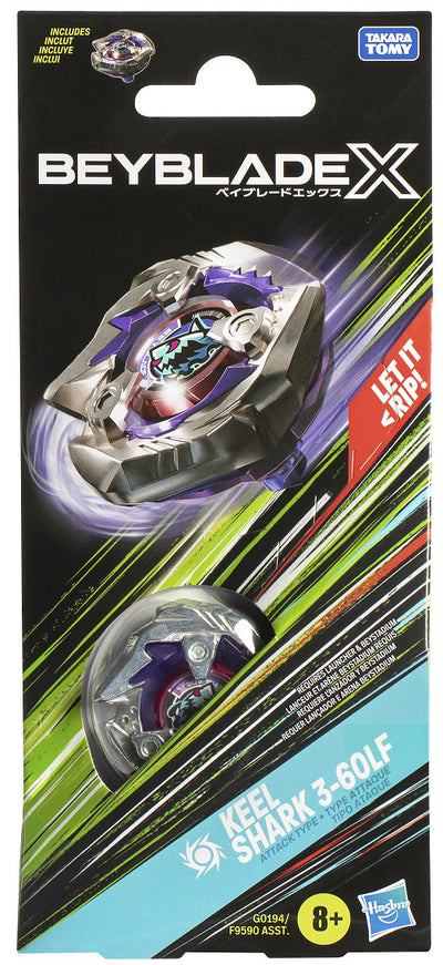 BEYBLADE X BOOSTER SINGLE TOP - KEEL SHARK 3-60LF - Toyworld Frankston