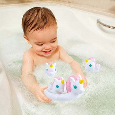 PLAYGO RUBBER SPLASHY UNICORN FAMILY - Toyworld Frankston