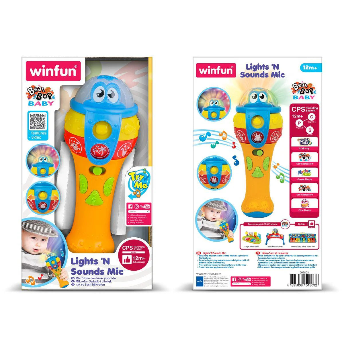 WINFUN LIGHTS N SOUNDS MICROPHONE - Toyworld Frankston