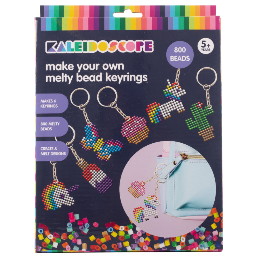 KALEIDOSCOPE MAKE YOUR OWN MELTY BEAD KEYRINGS - Toyworld Frankston