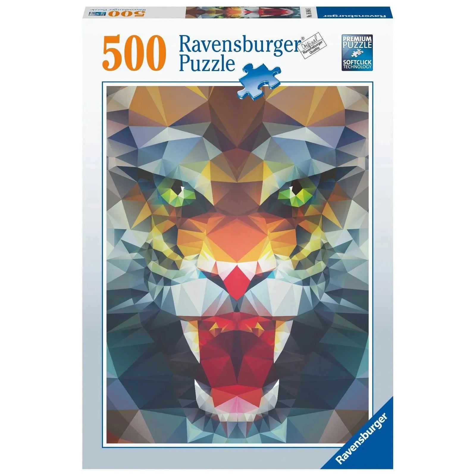 RAVENSBURGER PUZZLE - POLYGON LION 500 PIECES - Toyworld Frankston