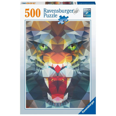 RAVENSBURGER PUZZLE - POLYGON LION 500 PIECES - Toyworld Frankston