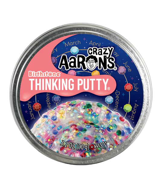 CRAZY AARON'S THINKING PUTTY BIRTHSTONE  TRENDSETTERS - Toyworld Frankston