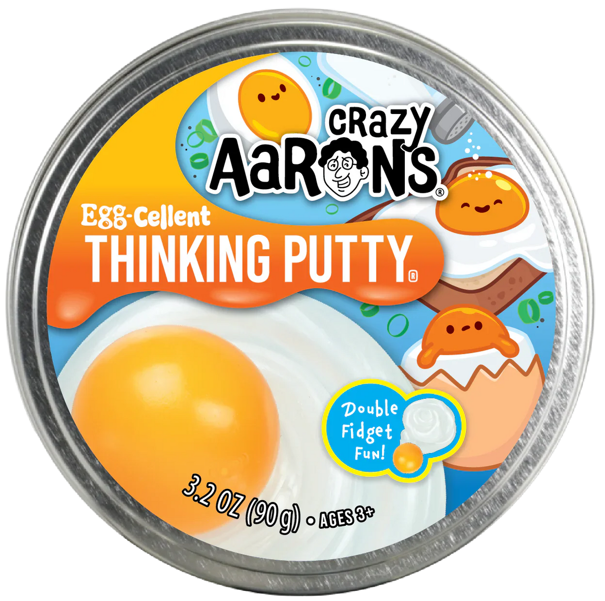 CRAZY AARON'S THINKING PUTTY - EGGCELLENT - TRENDSETTERS