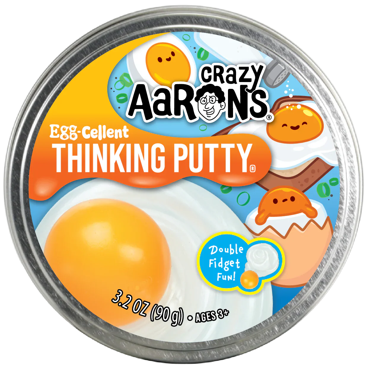 CRAZY AARON'S THINKING PUTTY - EGGCELLENT - TRENDSETTERS