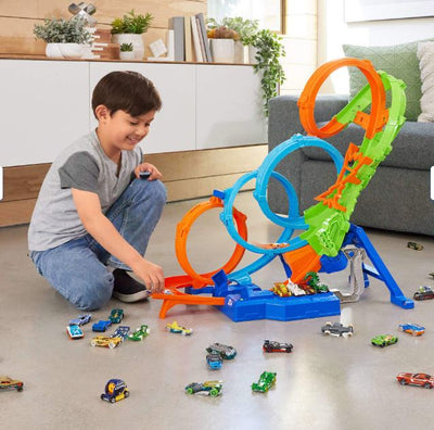 HOT WHEELS ACTION 4 LOOP CRASHOUT - Toyworld Frankston