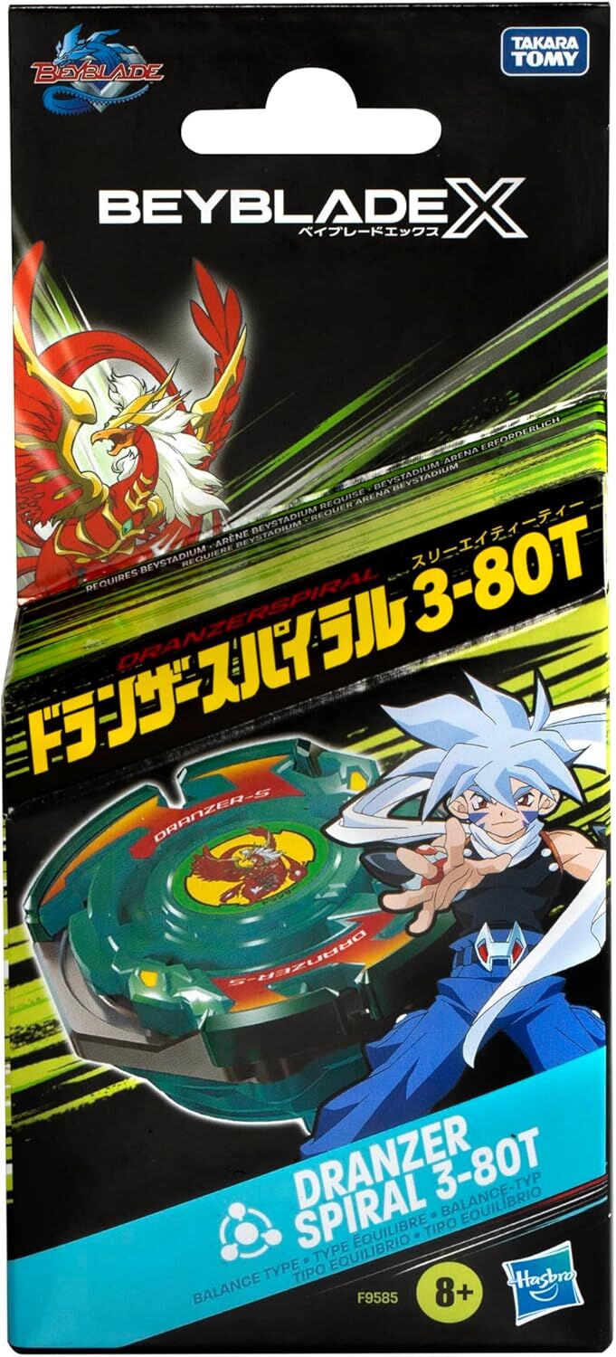 BEYBLADE X - X OVER PROJECT DRANZER SPIRAL 3-80T BALANCE TYPE