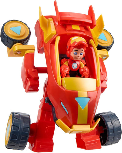 IRONMAN AWESOME FRIENDS - 2IN1 MECH SUIT AND VEHICLE - IRON MAN - Toyworld Frankston