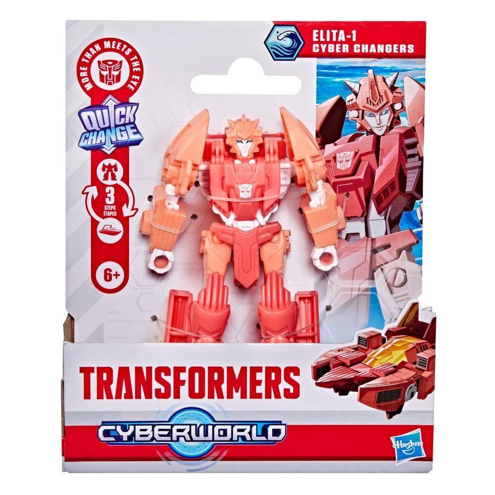 TRANSFORMERS CYBERWORLD CYBER CHANGERS - ELITA-1