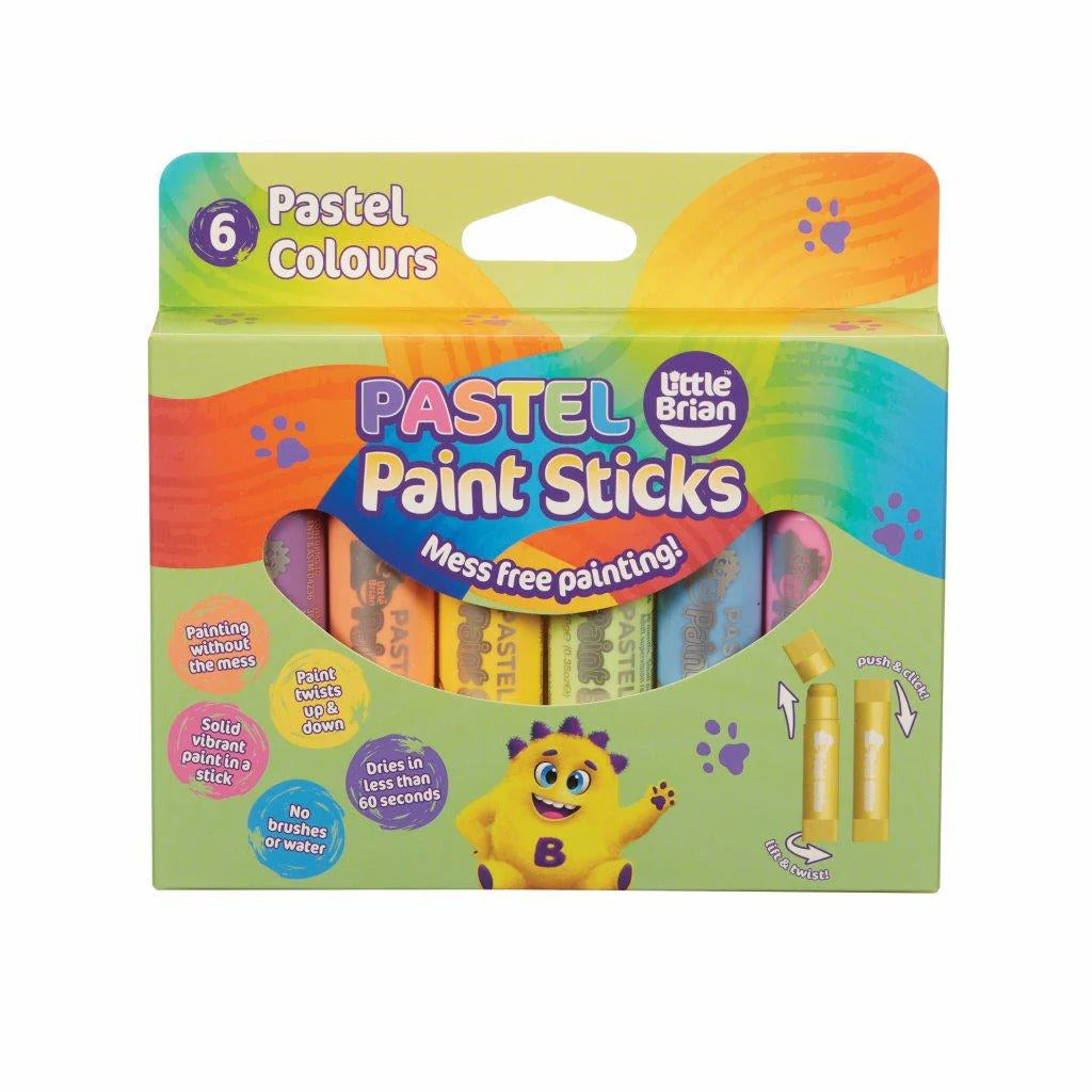 LITTLE BRIAN - PASTEL PAINT STICKS - Toyworld Frankston