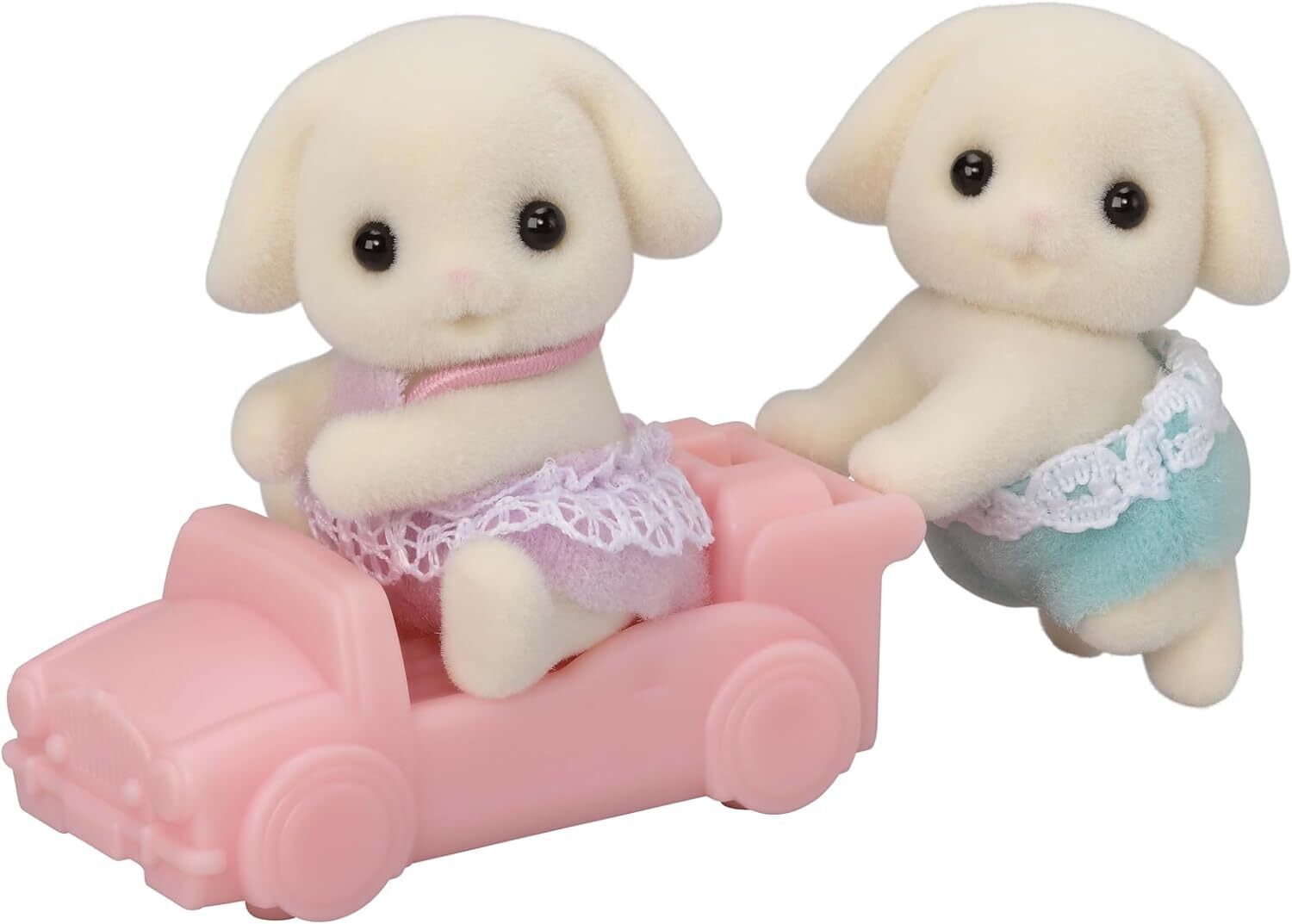 SYLVANIAN FAMILIES - FLORA RABBIT TWINS - Toyworld Frankston