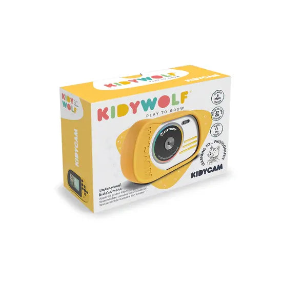 KIDYWOLF - KIDYCAM WATERPROOF KIDS CAMERA - ORANGE - Toyworld Frankston