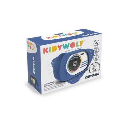 KIDYWOLF - KIDYCAM WATERPROOF KIDS CAMERA - BLUE - Toyworld Frankston