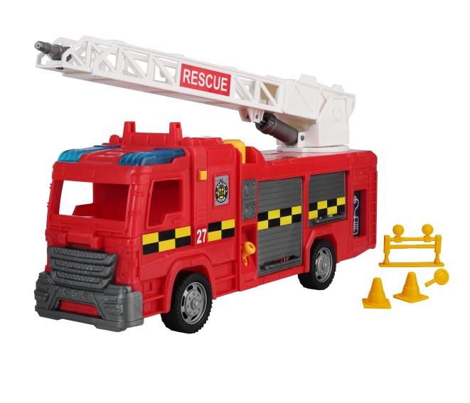 MOTOR SHOP LIGHTS AND SOUND PUMP ACTION FIRE ENGINE - Toyworld Frankston