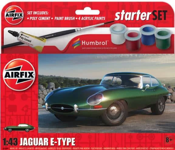 AIRFIX 1:43 JAGUAR E-TYPE MODEL KIT - Toyworld Frankston