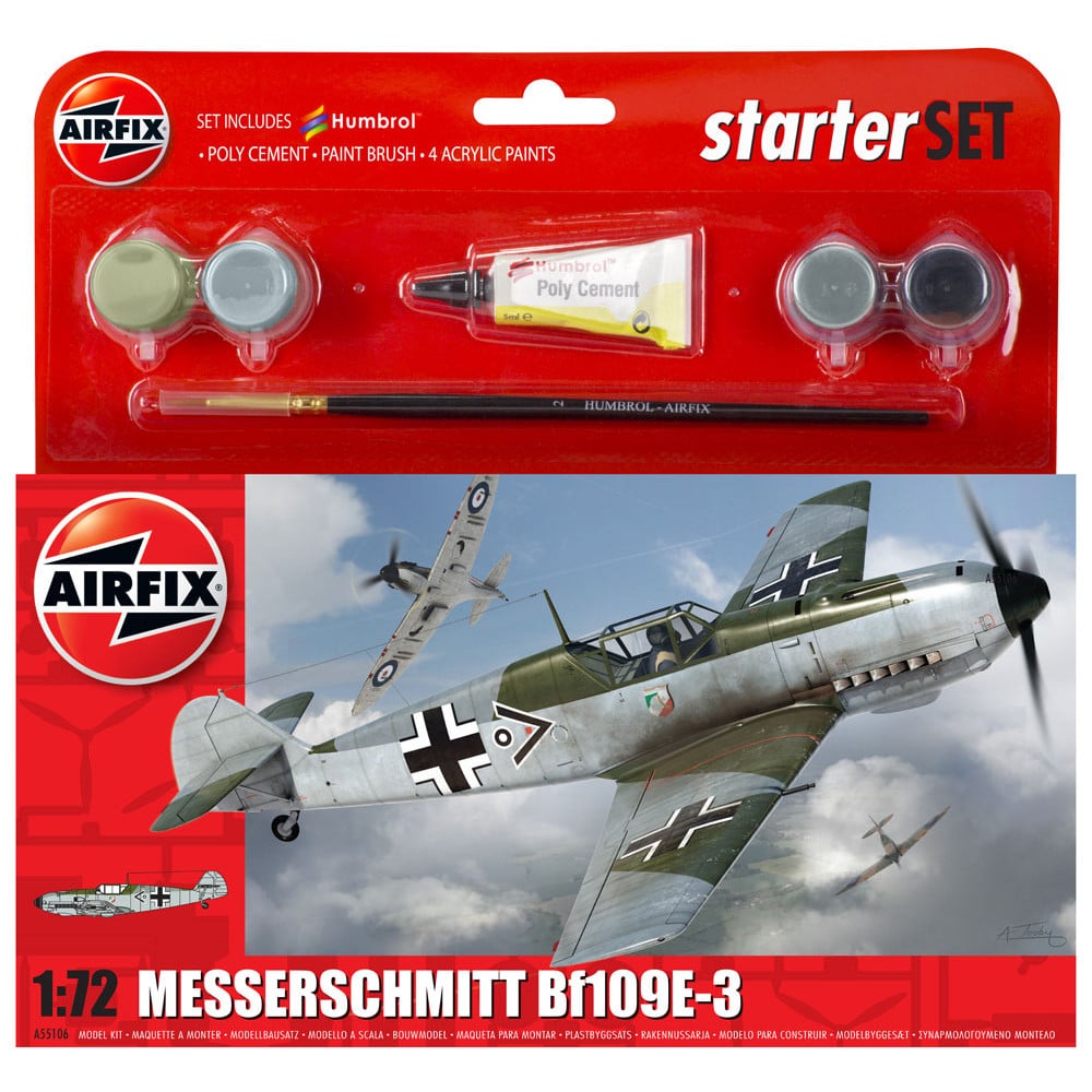AIRFIX MESSERSCHITT BF109E-3 - Toyworld Frankston