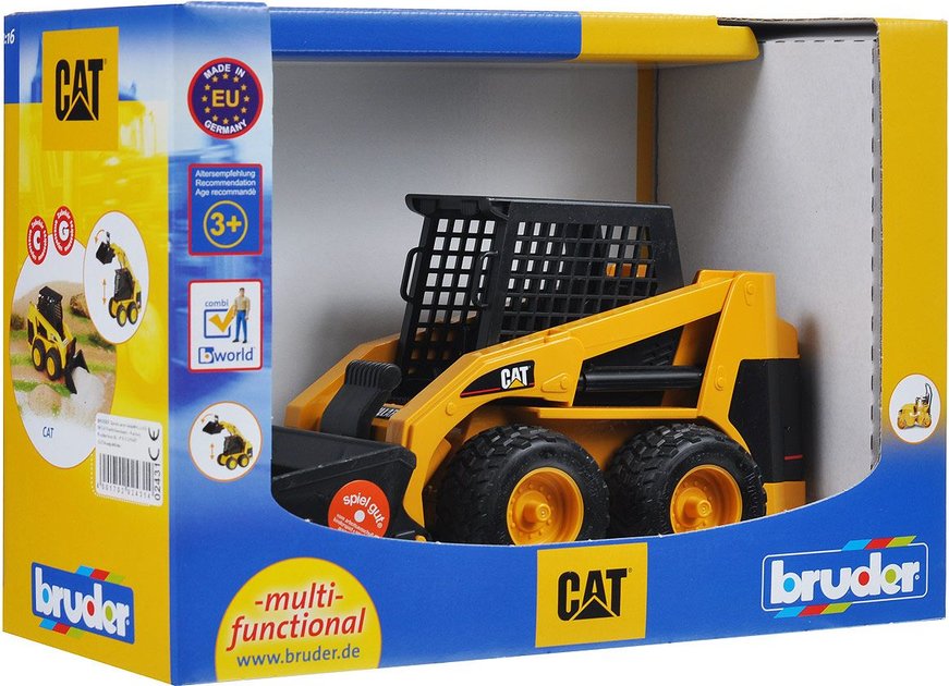 BRUDER CATERPILLEAR SKID STEER LOADER - Toyworld Frankston
