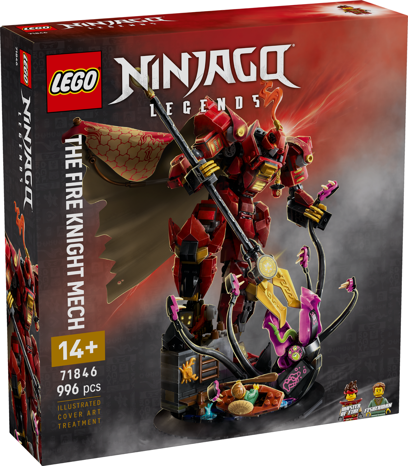 LEGO 71846 NINJAGO - THE FIRE KNIGHT MECH - Toyworld Frankston