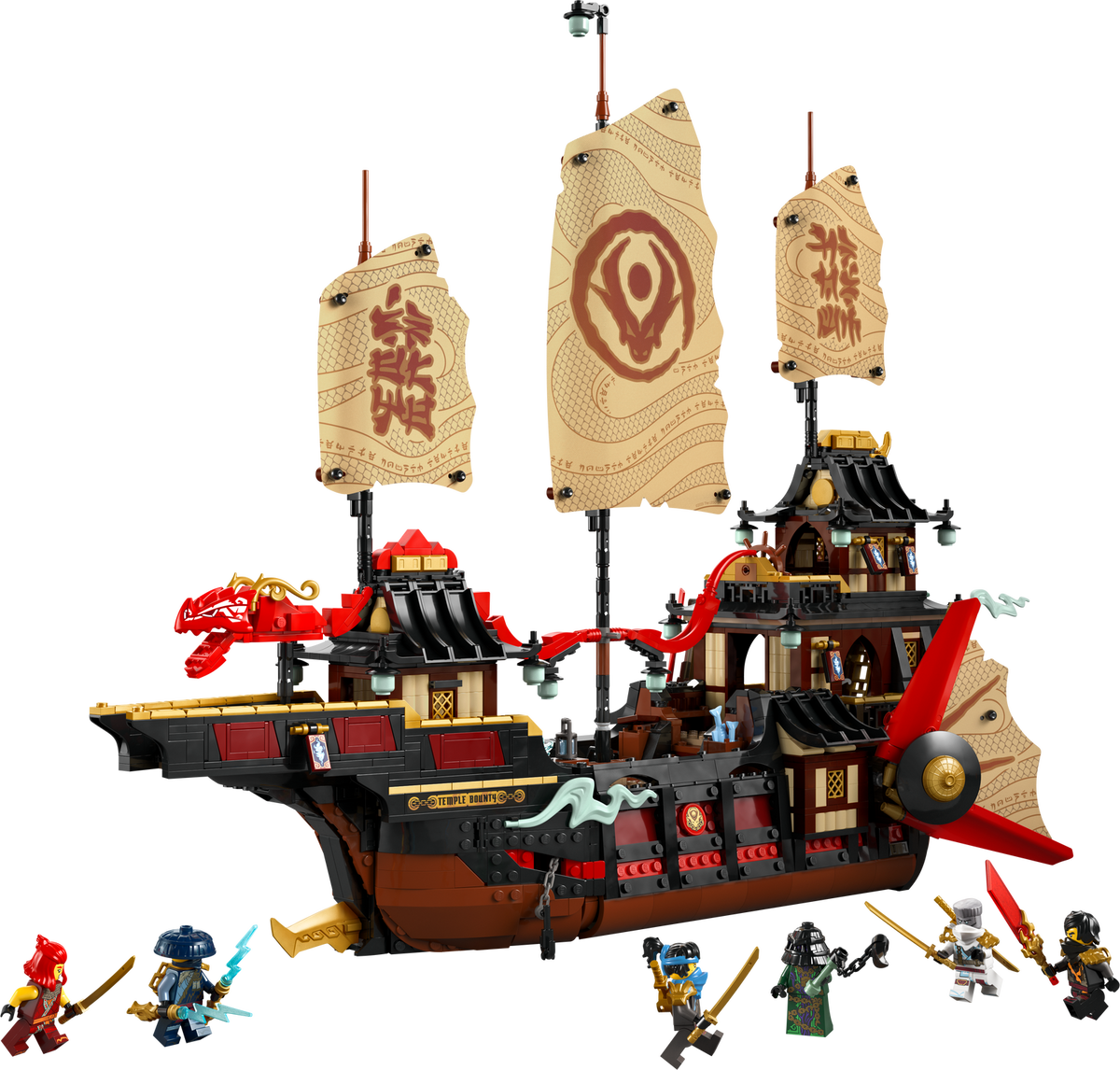 LEGO 71848 NINJAGO - THE TEMPLE BOUNTY - Toyworld Frankston