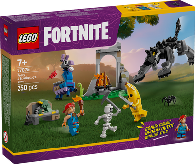 LEGO 77075 FORNITE - PEELY AND SPARKPLUG 'S CAMP