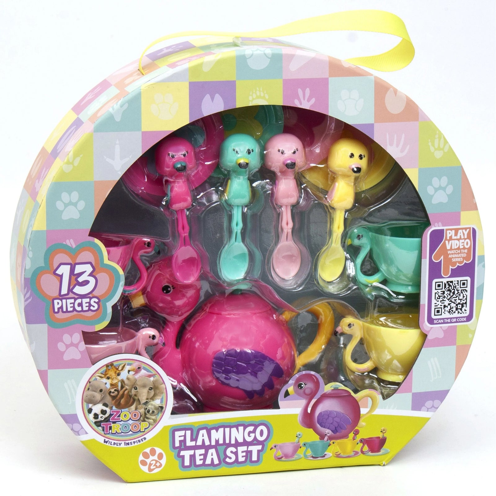 ZOO TROOP FLAMINGO TEA SET 13 PC - Toyworld Frankston