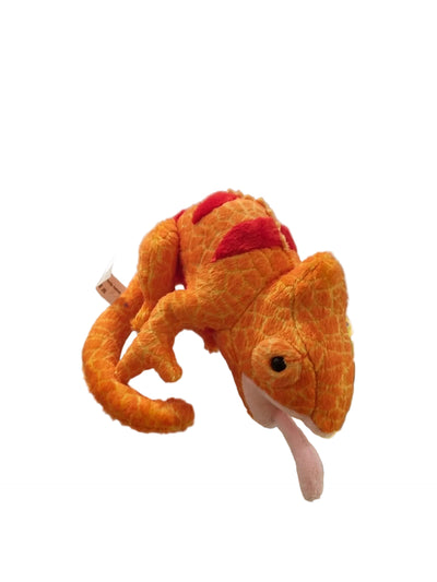 CUDDLE PALS CHAMELEON - ORANGE AND RED