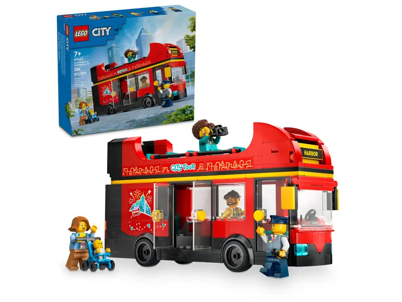 LEGO 60407 - RED DOUBLE-DECKER SIGHTSEEING BUS - Toyworld Frankston