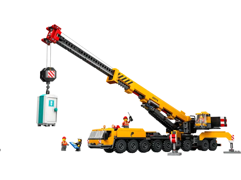 LEGO 60409 - YELLOW MOBILE CONSTRUCTION CRANE - Toyworld Frankston