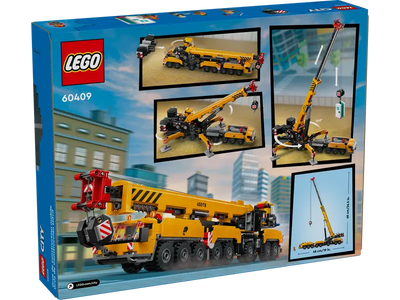 LEGO 60409 - YELLOW MOBILE CONSTRUCTION CRANE - Toyworld Frankston