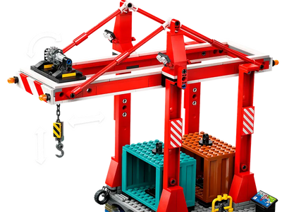 LEGO 60422 - SEASIDE HARBOR WITH CARGO SHIP - Toyworld Frankston