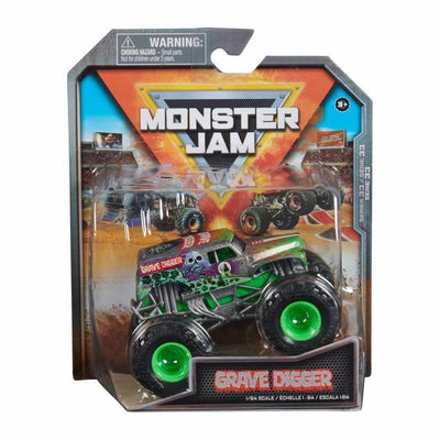MONSTER JAM 1:64 DIECAST TRUCKS - GRAVE DIGGER - Toyworld Frankston
