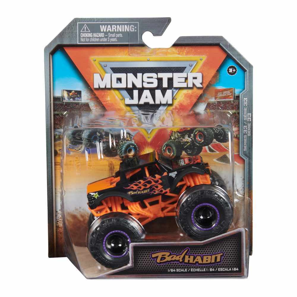 MONSTER JAM 1:64 DIECAST TRUCKS - BAD HABIT - Toyworld Frankston