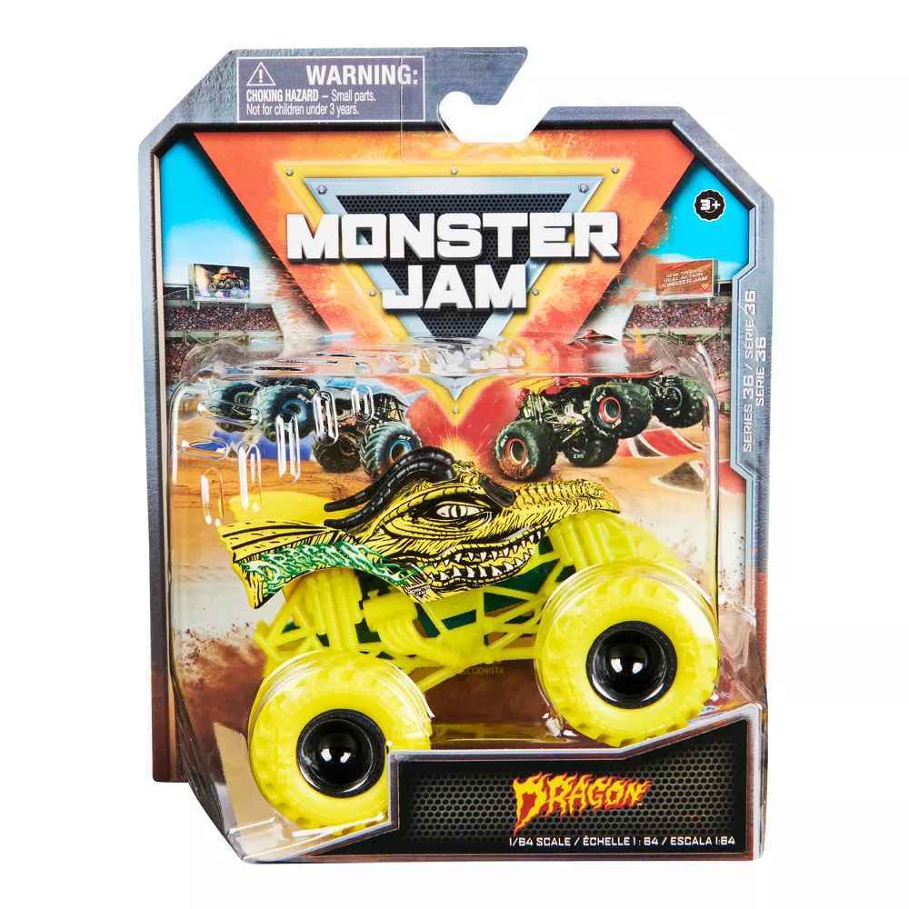 MONSTER JAM 1:64 DIE CAST SINGLE PACK - DRAGON - Toyworld Frankston
