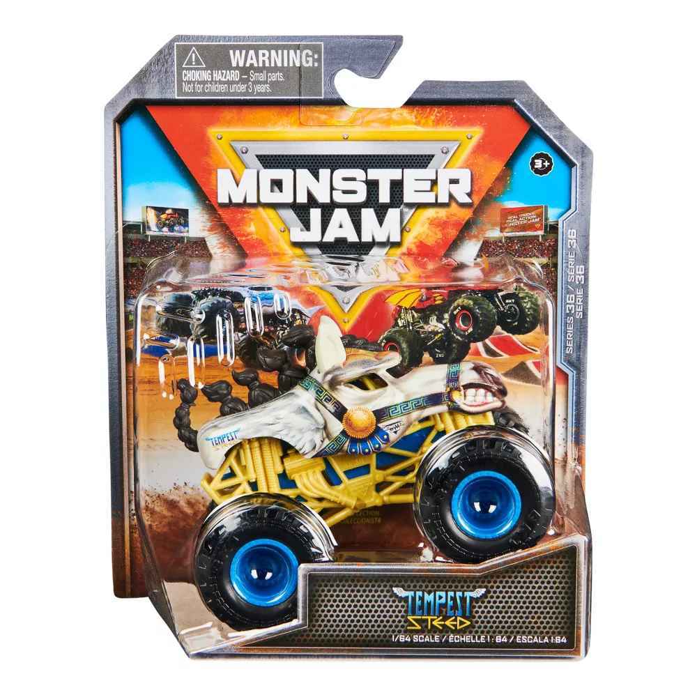 MONSTER JAM 1:64 DIE CAST SINGLE PACK - TEMPEST STEED - Toyworld Frankston