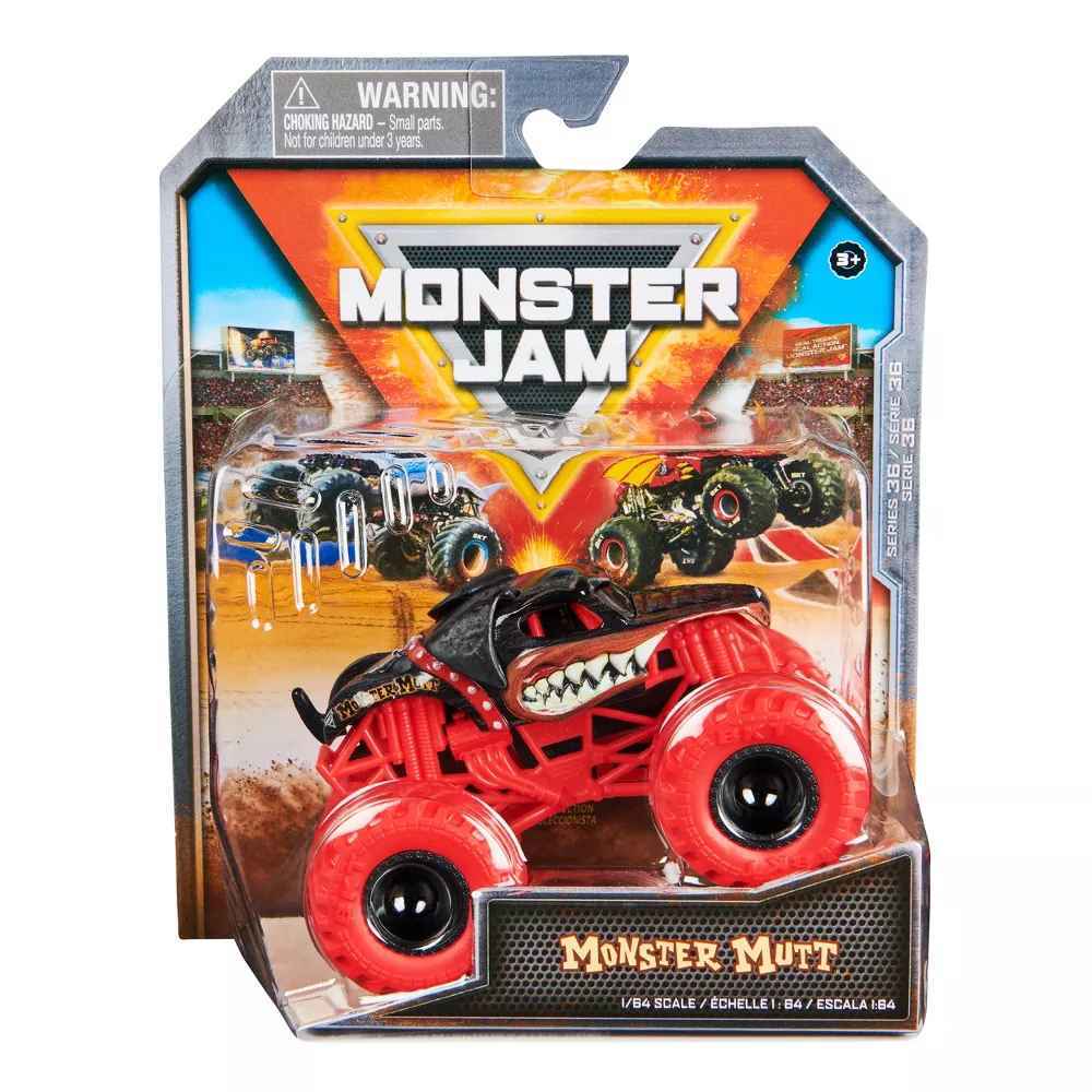 MONSTER JAM 1:64 DIE CAST SINGLE PACK - MONSTER MUTT - Toyworld Frankston