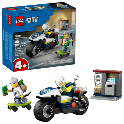 LEGO 60455 CITY - POLICE MOTORCYCLE CHASE - Toyworld Frankston